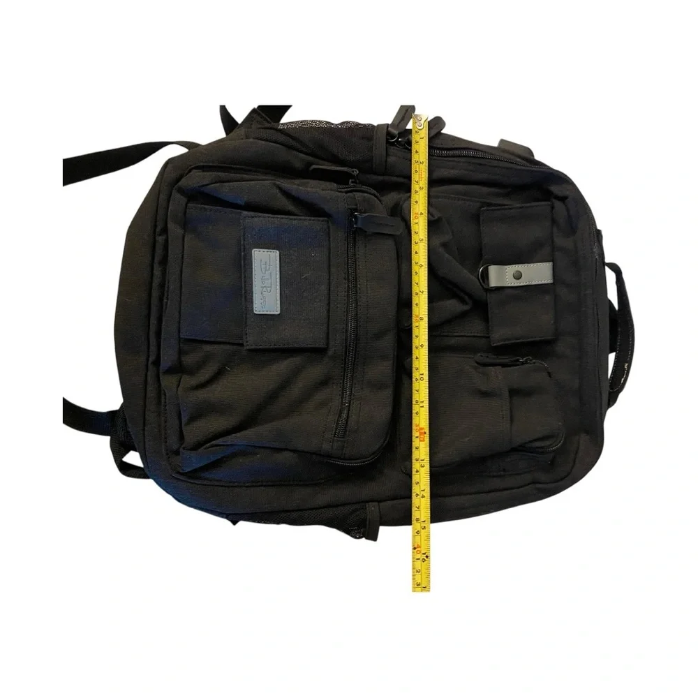 Bolle Russo Black Canvas Backpack